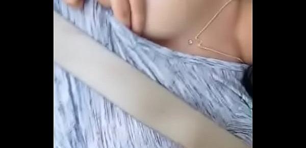  Latina Girl Snapchats Boob Grab Tits Ass Shaking Video 1